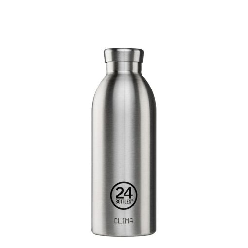 24BOTTLES Clima 500ml rozsdamentes acél termosz, STEEL