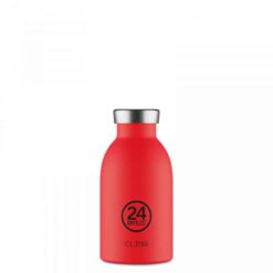24BOTTLES Clima 330ml rozsdamentes acél termosz, HOT RED