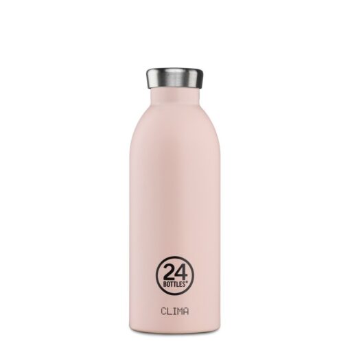 24BOTTLES Clima 500ml rozsdamentes acél termosz, DUSTY PINK STONE