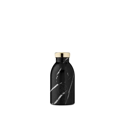 24BOTTLES Clima 330ml rozsdamentes acél termosz, Black Marble