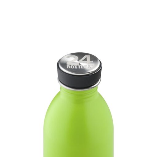 24BOTTLES Urban 500ml rozsdamentes acél kulacs, LIME GREEN