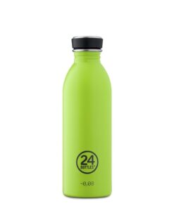 24BOTTLES Urban 500ml rozsdamentes acél kulacs, LIME GREEN