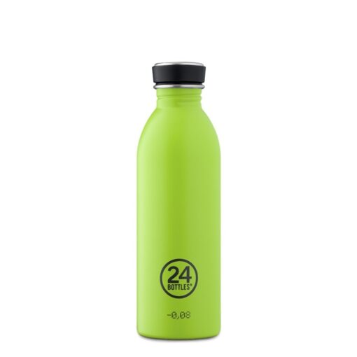 24BOTTLES Urban 500ml rozsdamentes acél kulacs, LIME GREEN