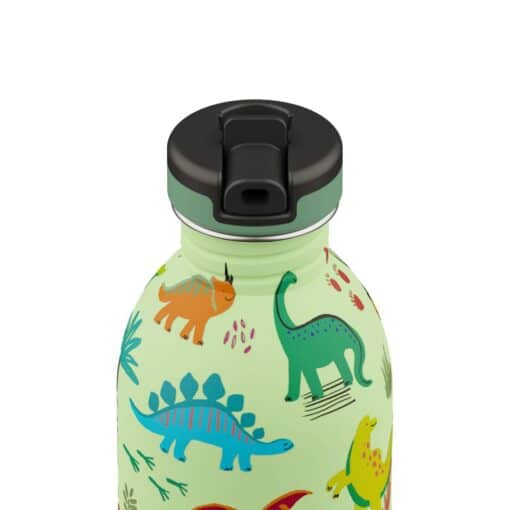 24BOTTLES Kids Urban 250ml rozsdamentes acél kulacs, Jurassic Friends