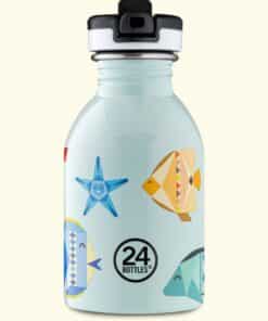 24BOTTLES Kids Urban 250ml rozsdamentes acél kulacs, Sea Friends gyerek kulacs