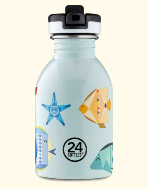 24BOTTLES Kids Urban 250ml rozsdamentes acél kulacs, Sea Friends gyerek kulacs