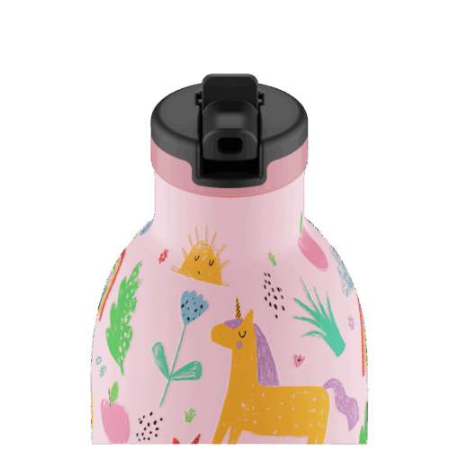 24BOTTLES Kids Clima 330ml rozsdamentes acél kulacs, MAGIC FRIENDS