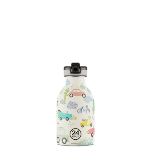 24BOTTLES Kids Urban 250ml rozsdamentes acél kulacs, Adventure Friends