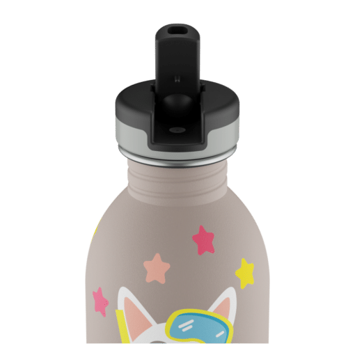 24BOTTLES Kids Urban 250ml rozsdamentes acél kulacs, Lucky Dog