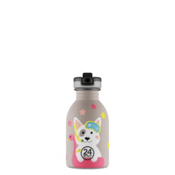 24BOTTLES Kids Urban 250ml rozsdamentes acél kulacs, Lucky Dog