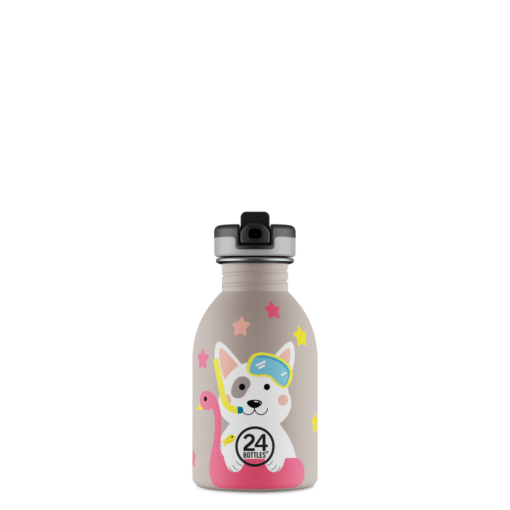 24BOTTLES Kids Urban 250ml rozsdamentes acél kulacs, Lucky Dog