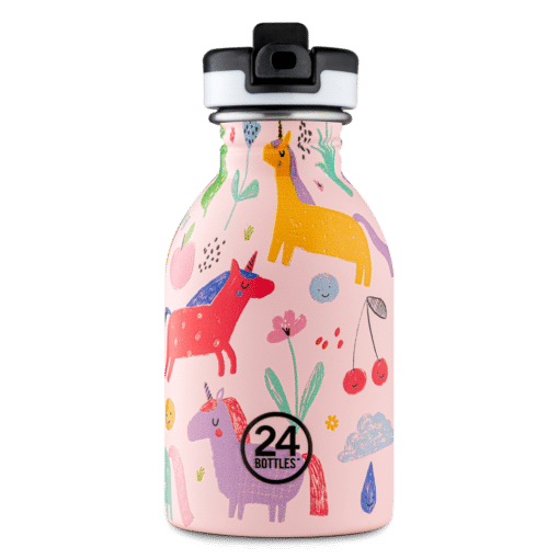 24BOTTLES Kids Urban 250ml rozsdamentes acél kulacs, Magic Friends