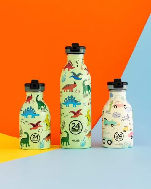 24BOTTLES Kids Urban 250ml rozsdamentes acél kulacs, Adventure Friends