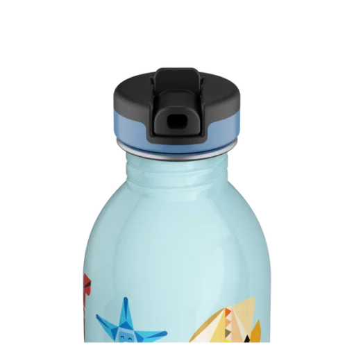 24BOTTLES Kids Urban 250ml rozsdamentes acél kulacs, Sea Friends