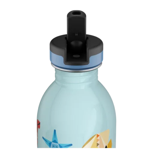 24BOTTLES Kids Urban 250ml rozsdamentes acél kulacs, Sea Friends