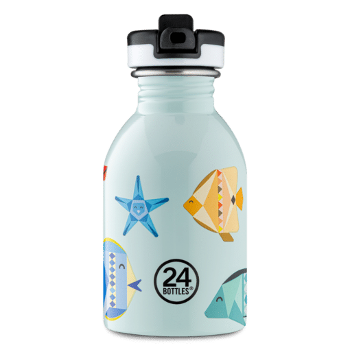 24BOTTLES Kids Urban 250ml rozsdamentes acél kulacs, Sea Friends gyerek kulacs