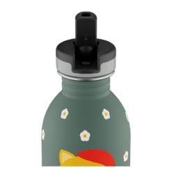 24BOTTLES Kids Urban 250ml rozsdamentes acél kulacs, Smart Cat