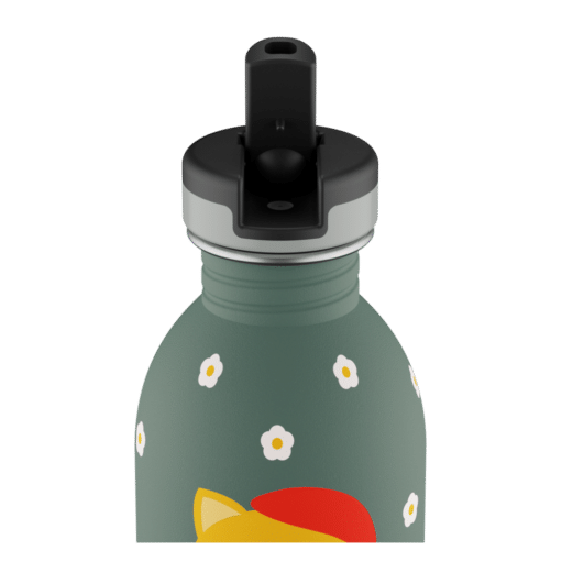 24BOTTLES Kids Urban 250ml rozsdamentes acél kulacs, Smart Cat