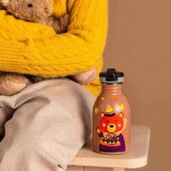 24BOTTLES Kids Urban 250ml rozsdamentes acél kulacs, Sweet Bear