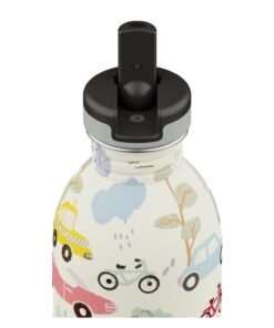 24BOTTLES Kids Urban 250ml rozsdamentes acél kulacs, Adventure Friends