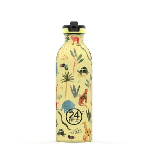 24BOTTLES Kids Urban 500ml rozsdamentes acél kulacs, Jungle Friends