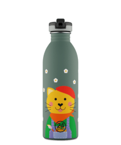 24BOTTLES Kids Urban 500ml rozsdamentes acél kulacs, Smart Cat