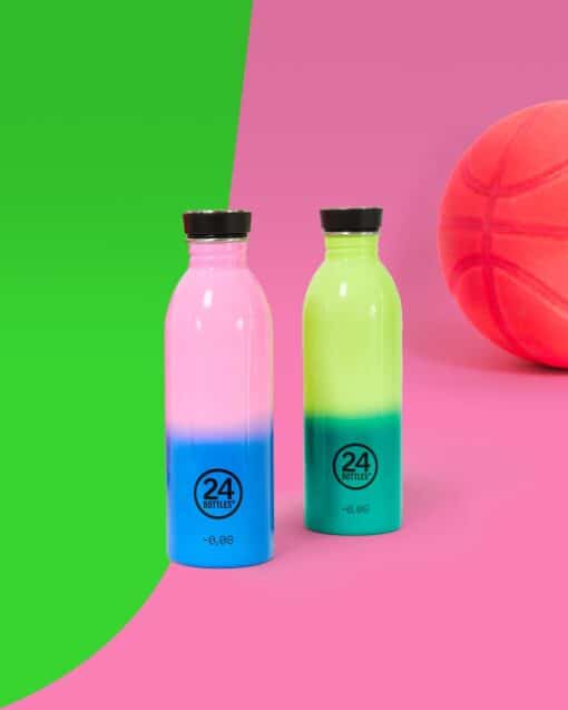 24BOTTLES Urban 500ml rozsdamentes acél kulacs, REactive pink/blue