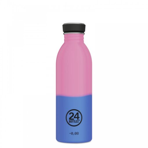 24BOTTLES Urban 500ml rozsdamentes acél kulacs, REactive pink/blue