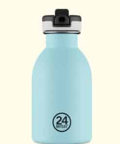 24BOTTLES Kids Urban 250ml rozsdamentes acél kulacs, Cloud Blue