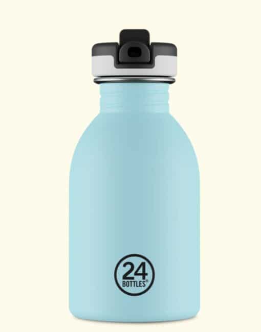 24BOTTLES Kids Urban 250ml rozsdamentes acél kulacs, Cloud Blue