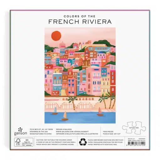 Colors Of The French Riviera 1000 db-os puzzle Galison