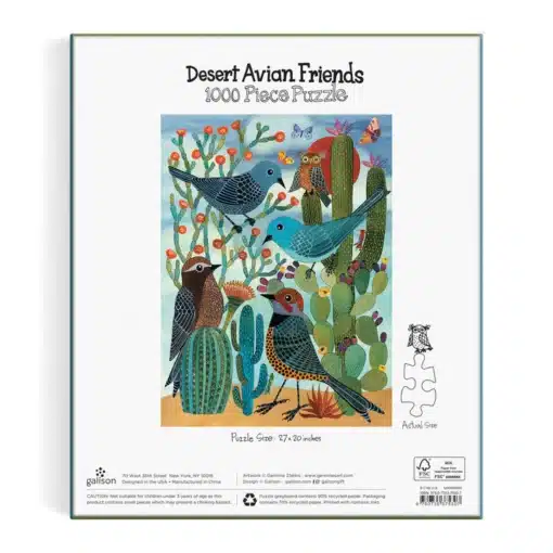 Desert Avian Friends 1000 db-os puzzle Galison