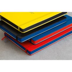 LEUCHTTURM1917 Bauhaus edition - A5 Medium pontozott lapos fekete, kék