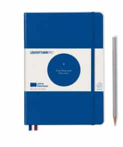 LEUCHTTURM1917 Bauhaus edition - A5 Medium pontozott lapos, királykék, piros