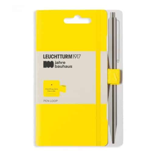 LEUCHTTURM1917 Bauhaus edition - Pen loop, citromsárga