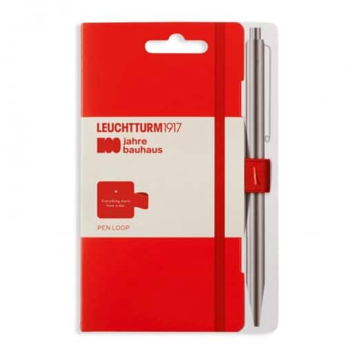 LEUCHTTURM1917 Bauhaus edition - Pen Loop, piros