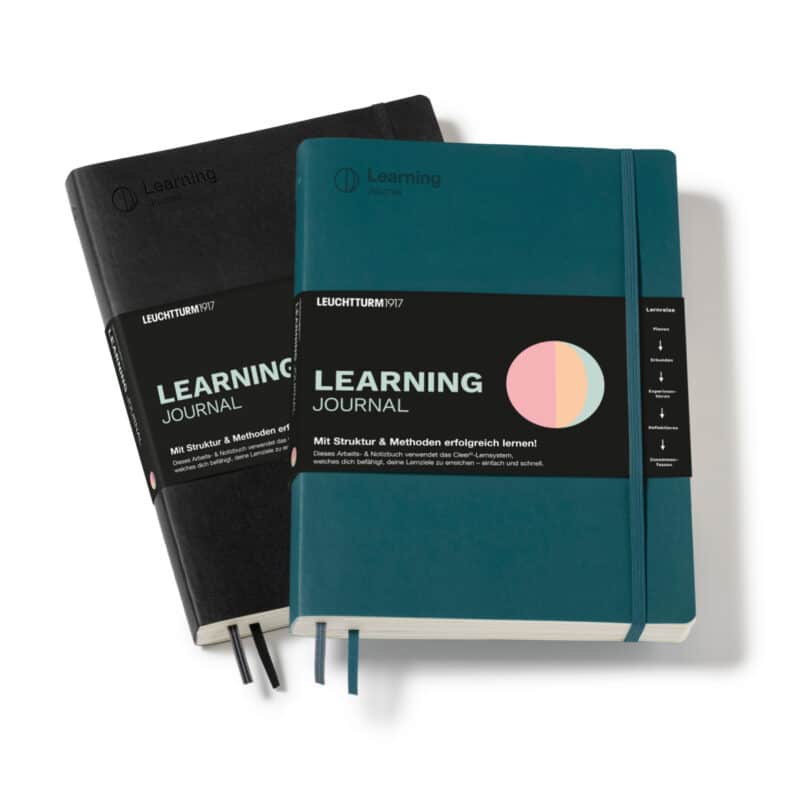 LEUCHTTURM1917 Learning Journal SOFTCOVER B5, fekete, Angol nyelvű