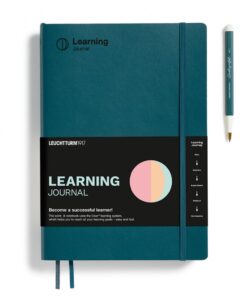 LEUCHTTURM1917 Learning Journal SOFTCOVER B5, Pacific Green, Angol nyelvű