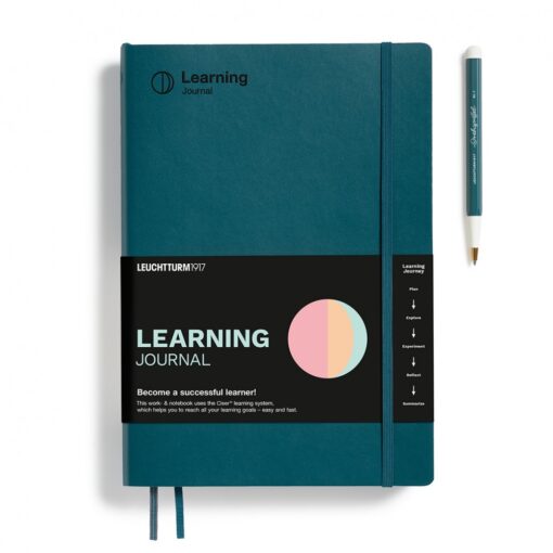 LEUCHTTURM1917 Learning Journal SOFTCOVER B5, Pacific Green, Angol nyelvű