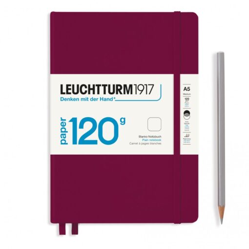 LEUCHTTURM1917 Medium Edition 120g A5 vonalas lapos NOTEBOOK, vörös