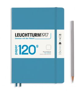 LEUCHTTURM1917 Medium Edition 120g A5 vonalas lapos NOTEBOOK, nordic kék