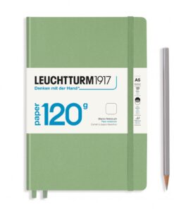 LEUCHTTURM1917 Medium Edition 120g A5 vonalas lapos NOTEBOOK, zsálya