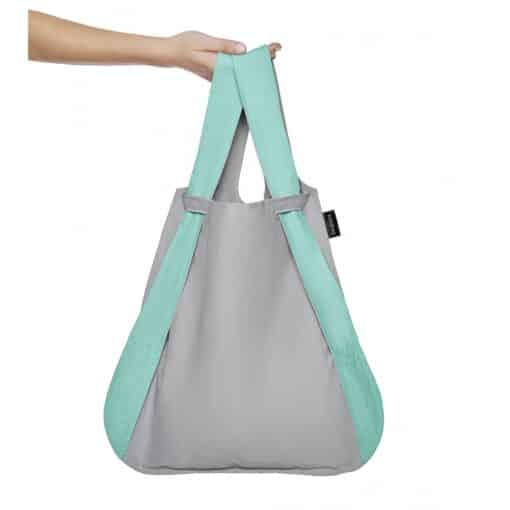 Notabag bevásárlótáska - Mint/Grey