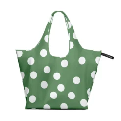 Notabag bevásárlótáska Tote - Olive Dots