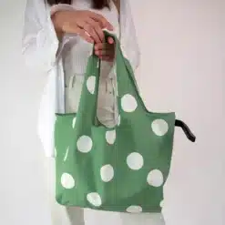 Notabag bevásárlótáska Tote - Olive Dots