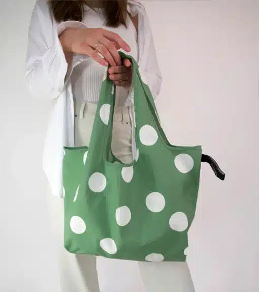 Notabag bevásárlótáska Tote - Olive Dots