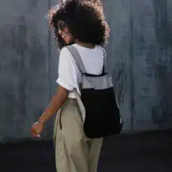 Notabag bevásárlótáska - Grey/Black