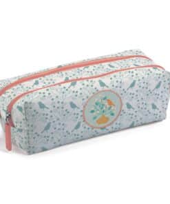 Djeco - Little Big room Tolltartó két rekesszel - Madárka - Romantic pencil case