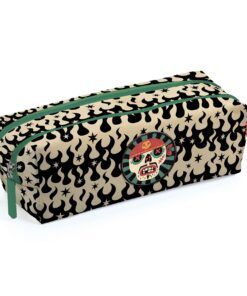 Djeco - Little Big room Tolltartó két rekesszel - Koponya - Skull pencil case