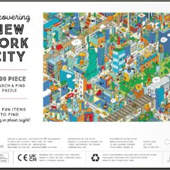Fedezd fel New Yorkot! 1000 darabos böngésző puzzle Galison